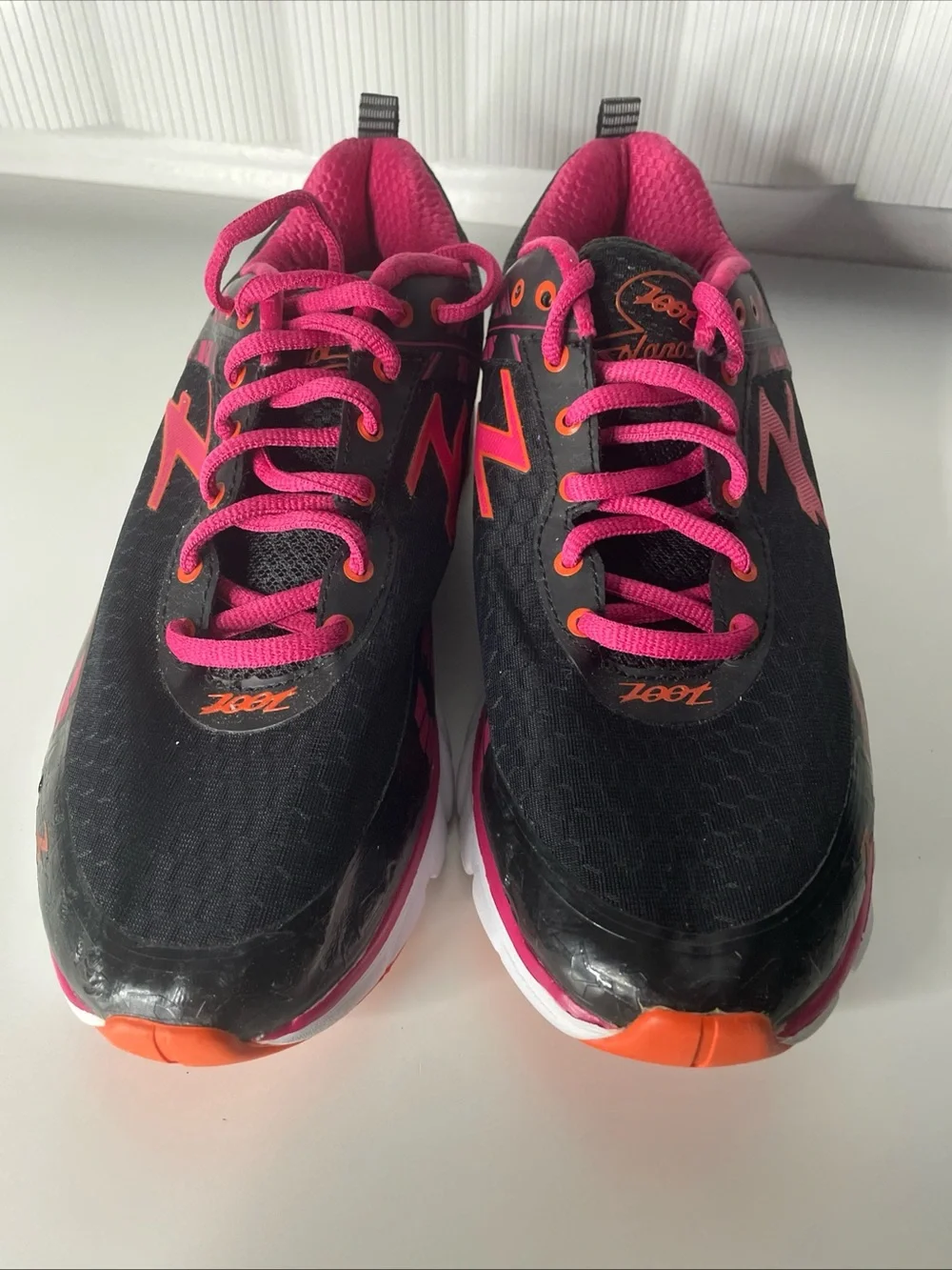 Zoot Ultra Race Blue Running Shoes Women's 8.5 Pink & Black Brand New Never Worn